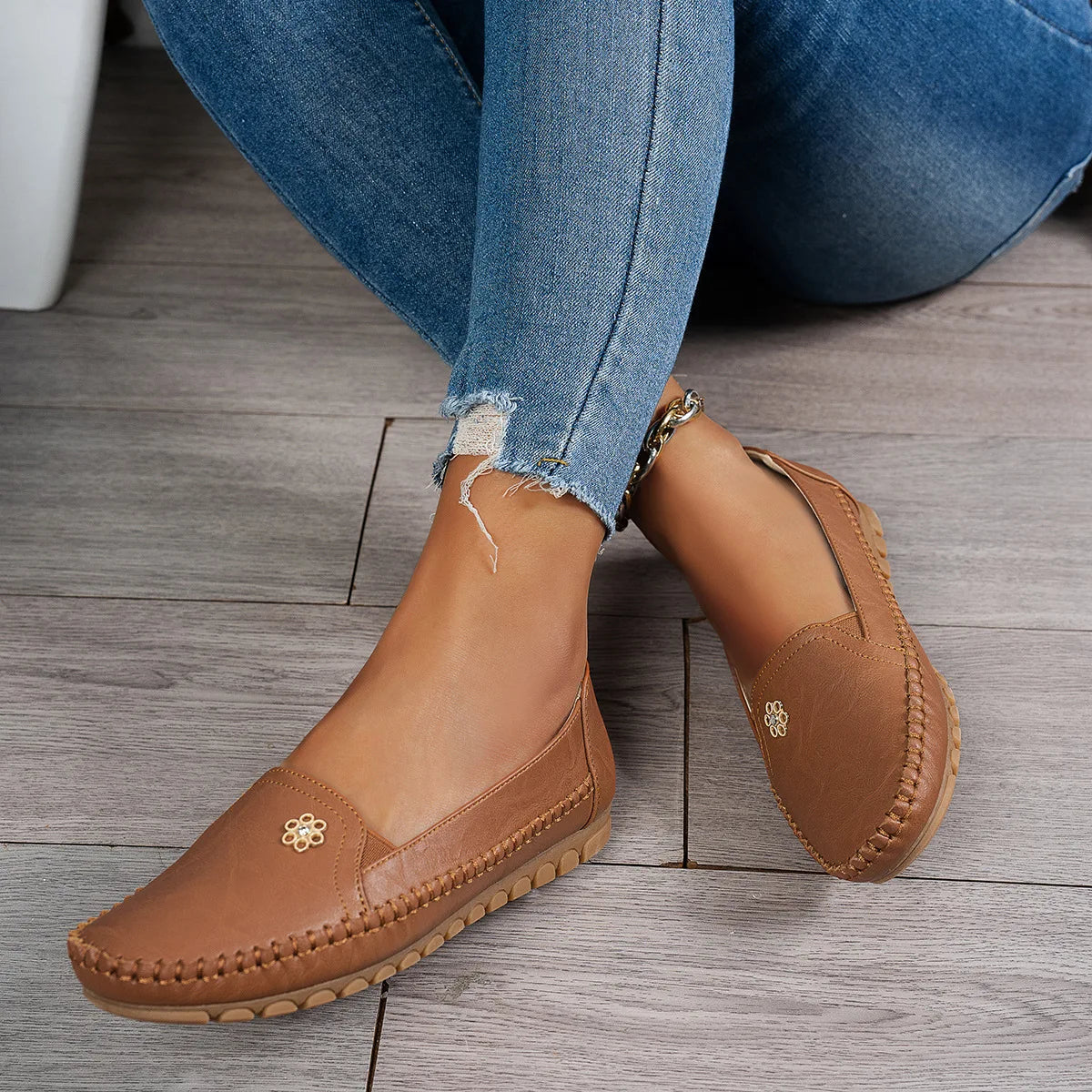 Luxe loafers met extra grip & demping